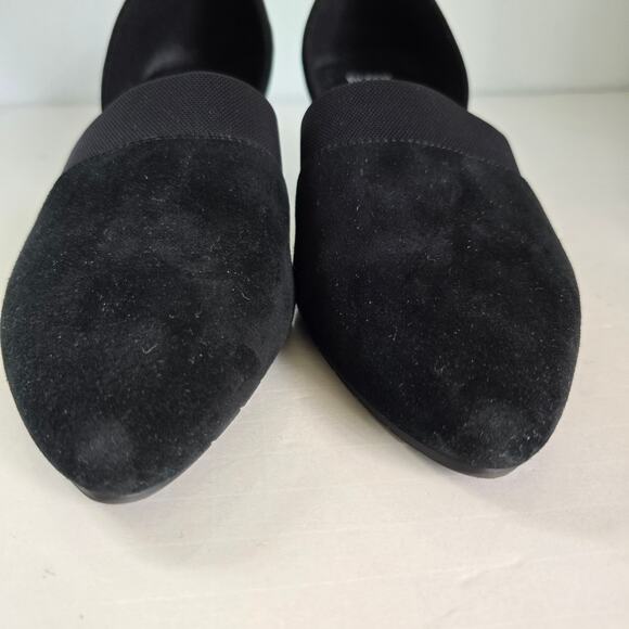 Eileen Fisher Hilly D‘Orsay Shoes Women's 11 Black Suede Career Minimalist Lagom - Picture 10 of 11